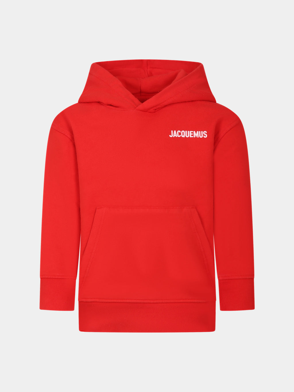 Felpa 'Le sweatshirt Jacquemus' rossa per bambini